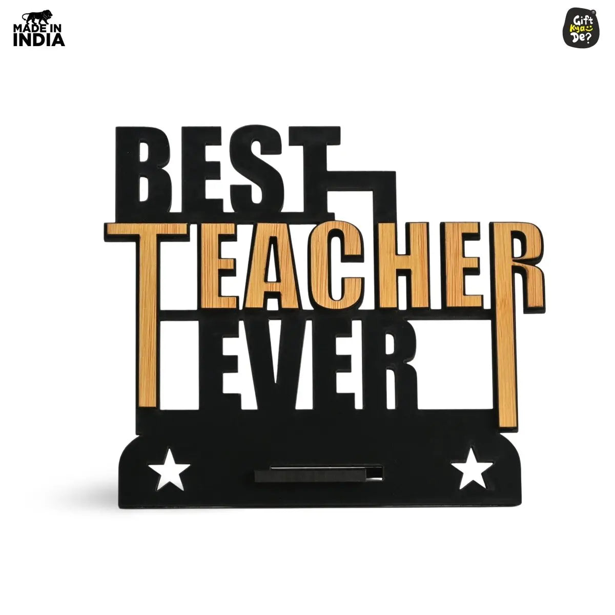 Teacher Day Wooden Decorative Table Top | Unique Teacher's Gift | Farewell Gifts