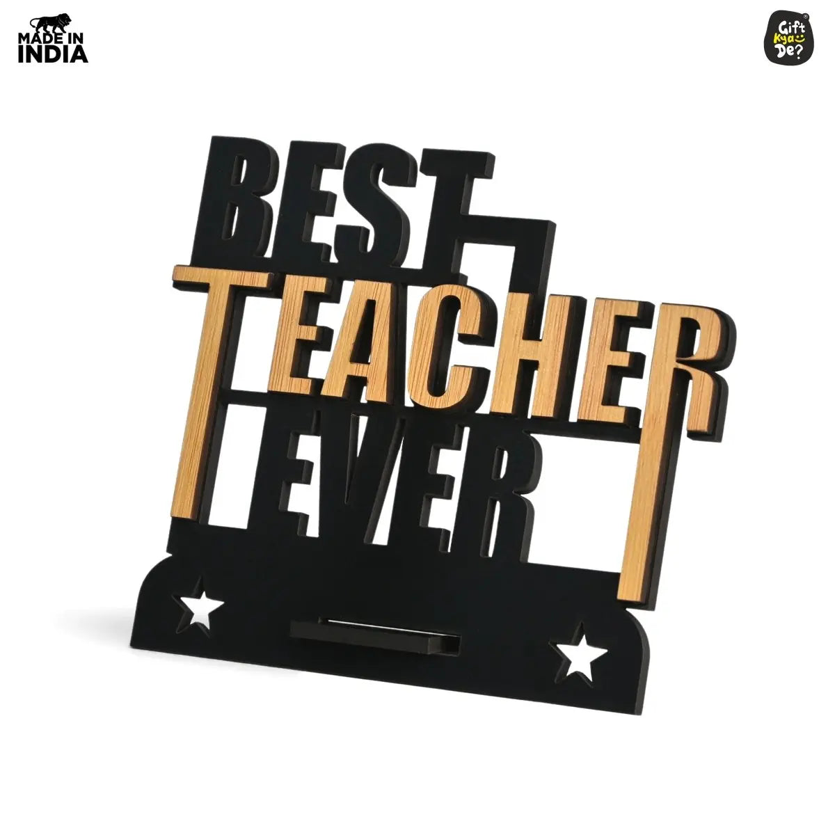 Teacher Day Wooden Decorative Table Top | Unique Teacher's Gift | Farewell Gifts