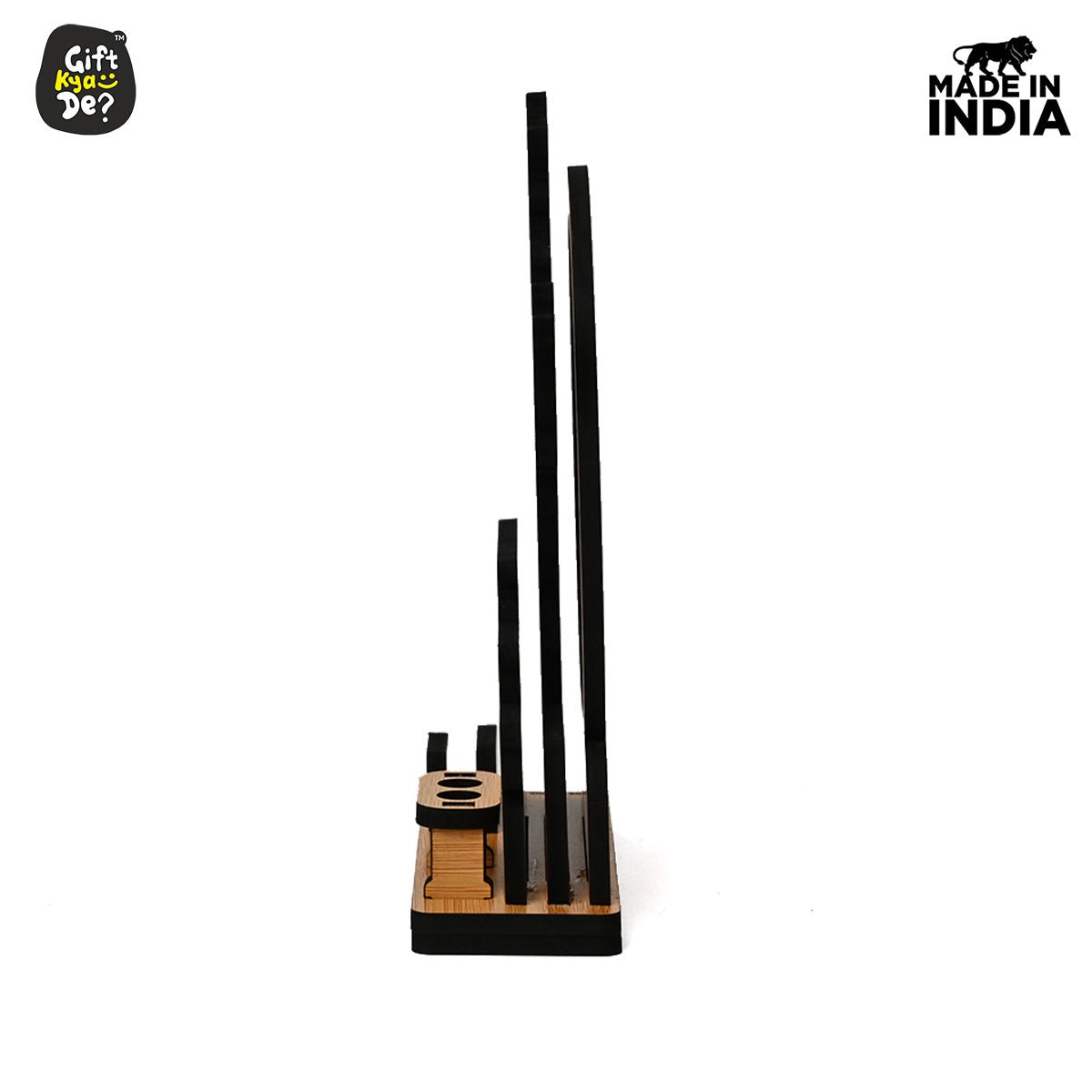 Political Pen Stand and Card Holder | Gandhi Ji, Ambedkar Ji & Bhagat Singh Ji | Wise Quotes | Mementos