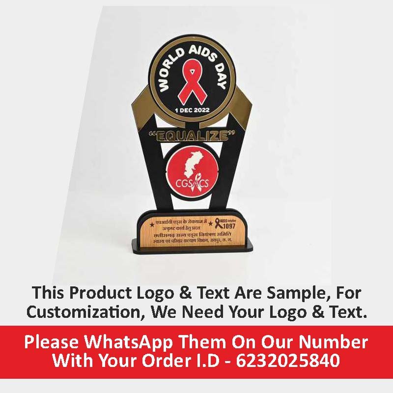 Customize Wooden Memento Award And Trophy for School, Office Or Events | Corporate Gifts | Eco-Friendly