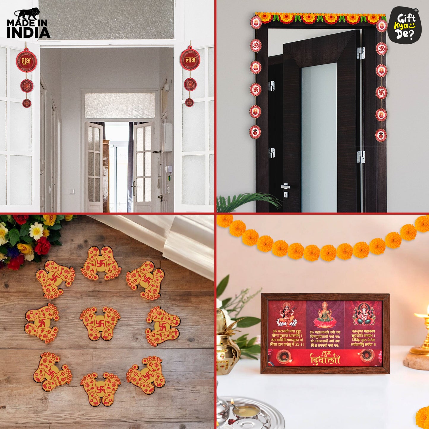 Diwali Decorations All-in-One Kit – 14 Pooja Decor Items | Diwali Hamper | Corporate Gifts