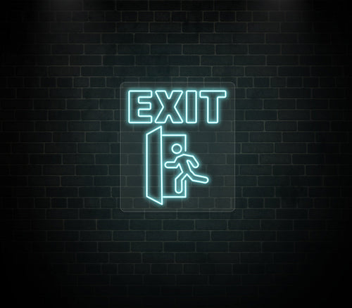Exit Neon Sign LED Light