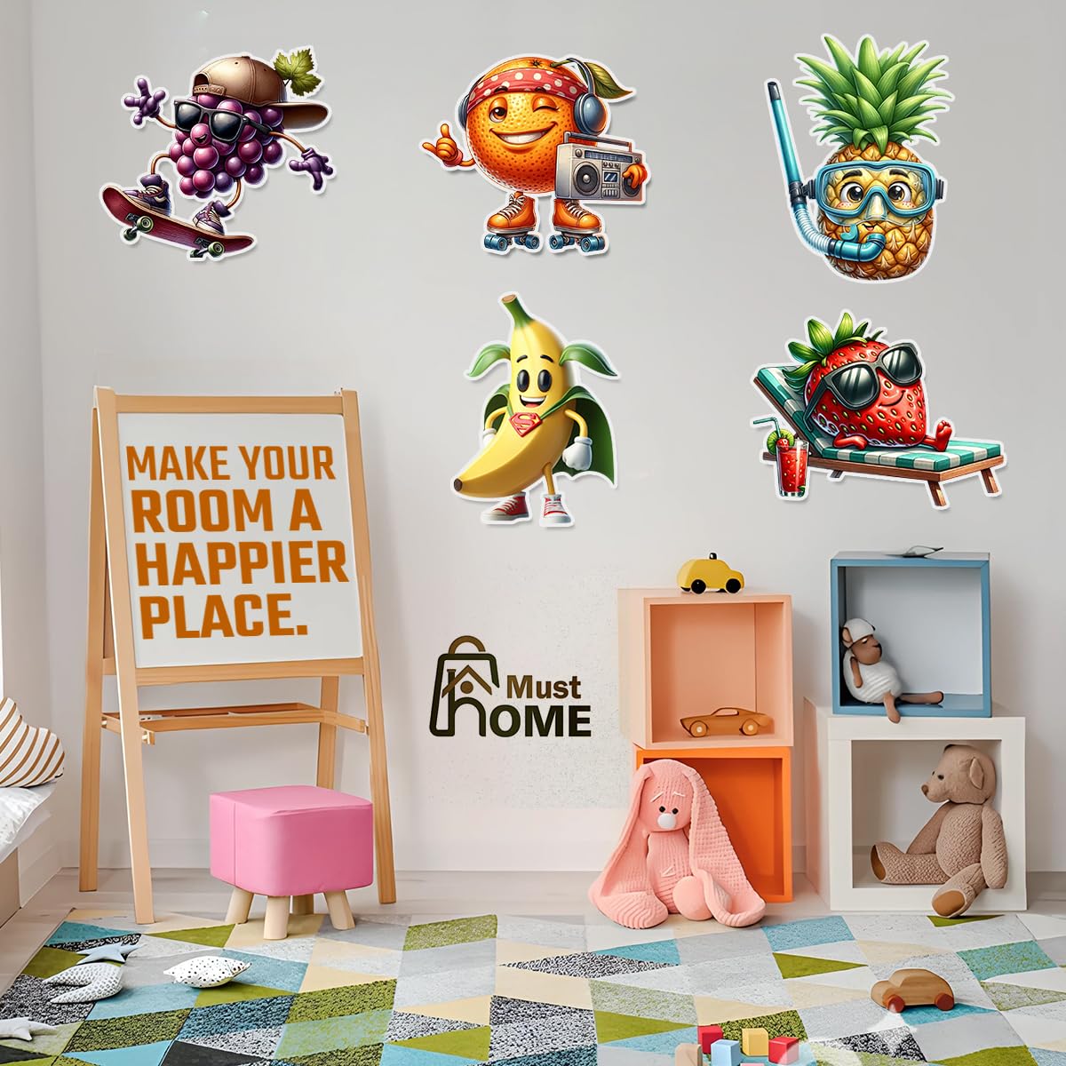 MustHome Kitchen Decoration Items, Wall Stickers for Home |30 x 50 x 30 cm