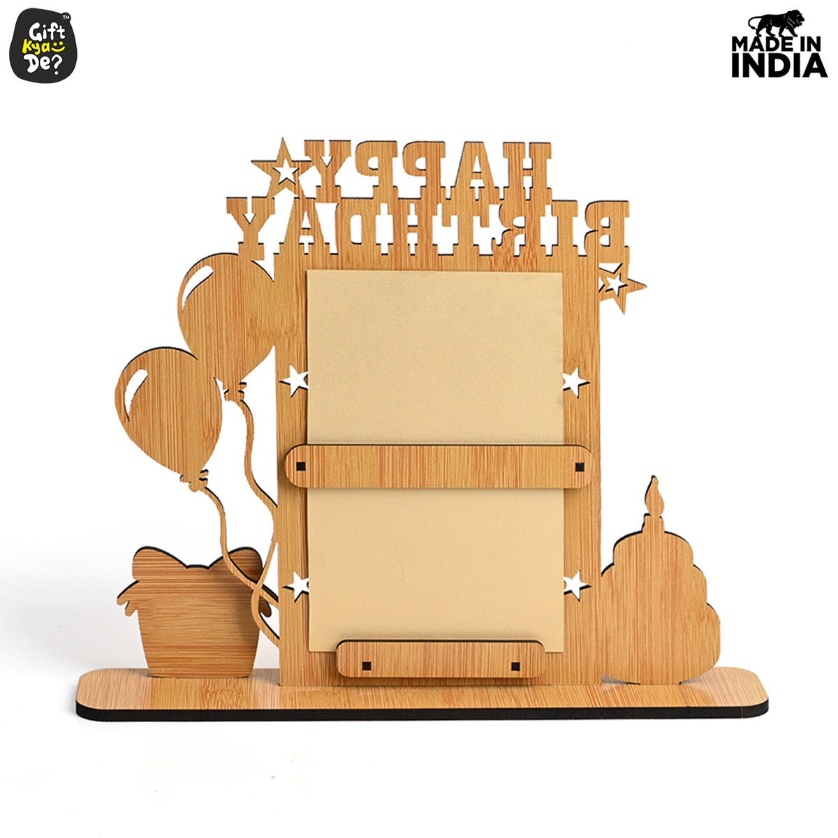 Happy Birthday Photo Frame | Birthday Gifts | Wooden Photo Frame