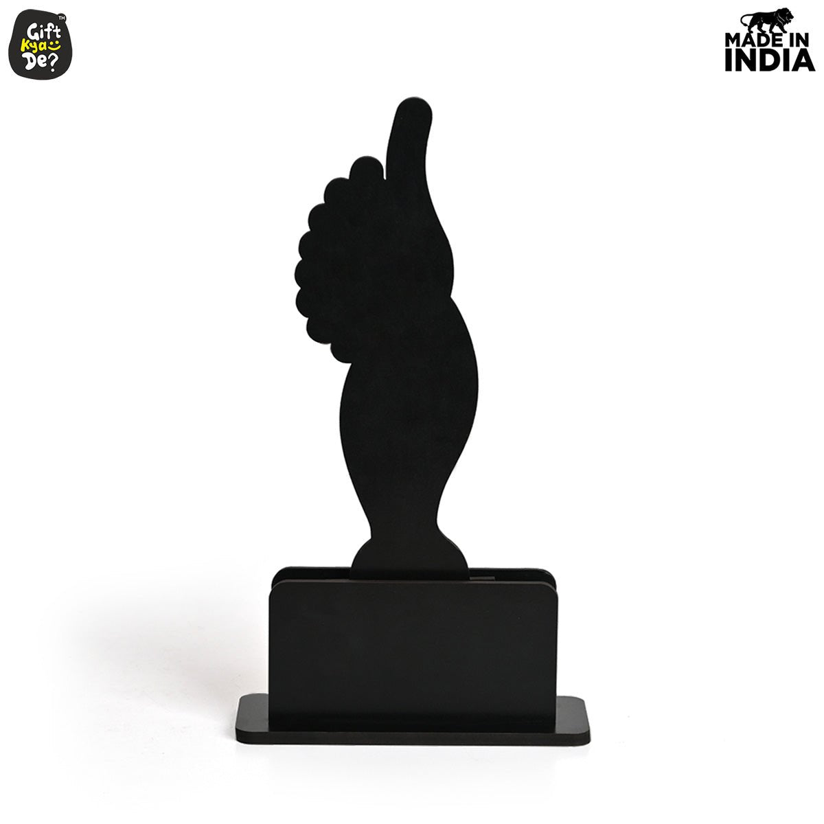 Momento Awards and Trophy for Winner, Beautiful Black and Bamboo Design with Wooden Cutwork, Easy Print and Sticker Paste Your Matter, Eco Friendly Corporate Gifts (Size 10x6)