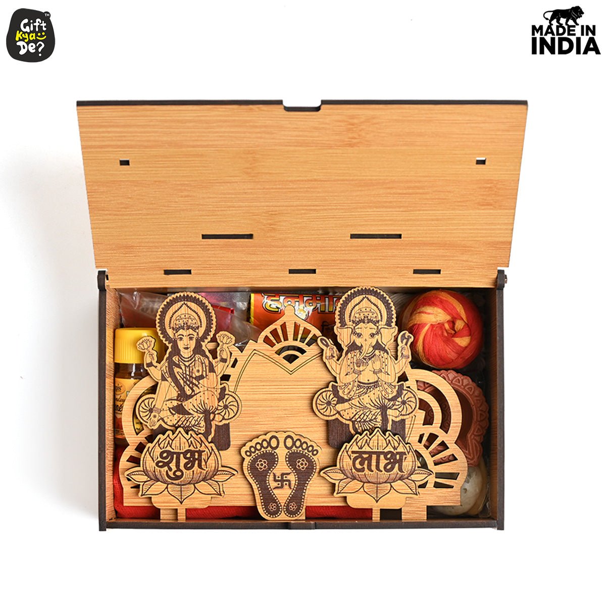 Portable Wooden Mini Mandir | Festival Gifts | House Warming Gift | Diwali Gifts