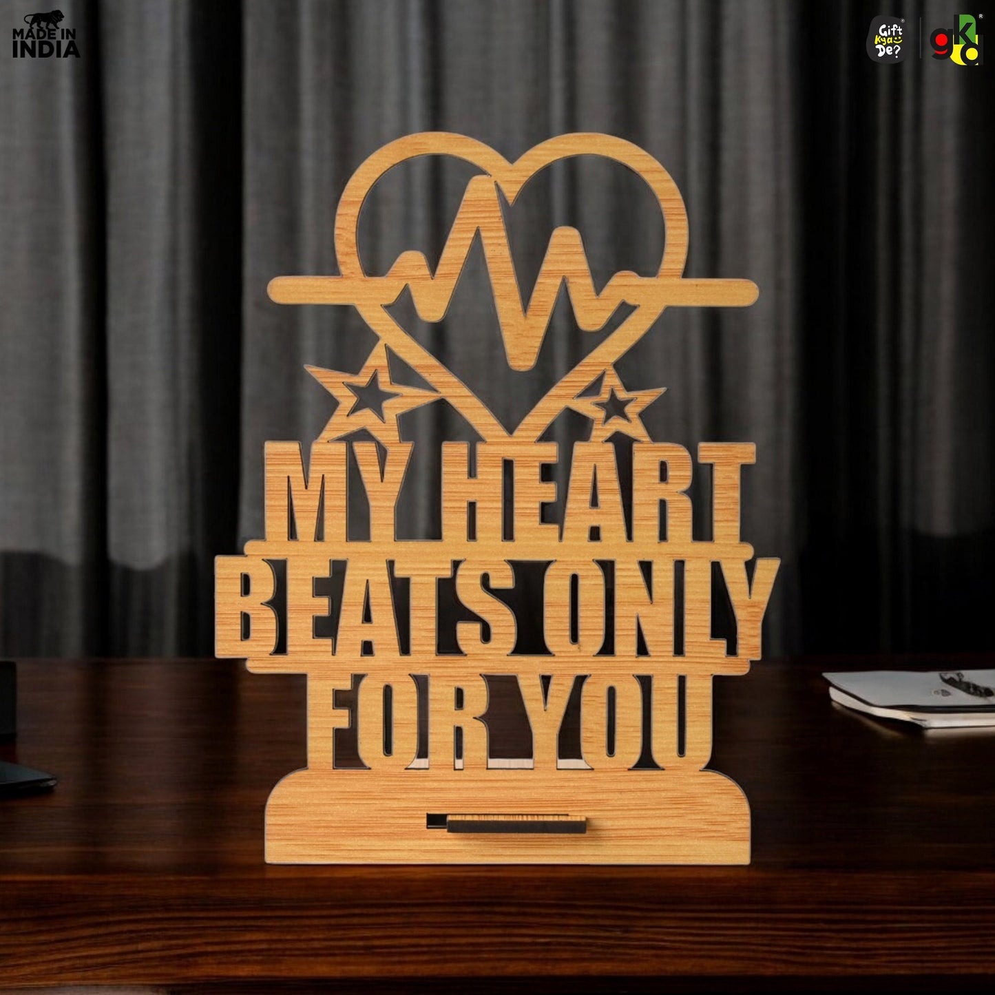 Couple Table Top With Love Quotes | Valentine Gift | Anniversary Gift | Love Message For Couple