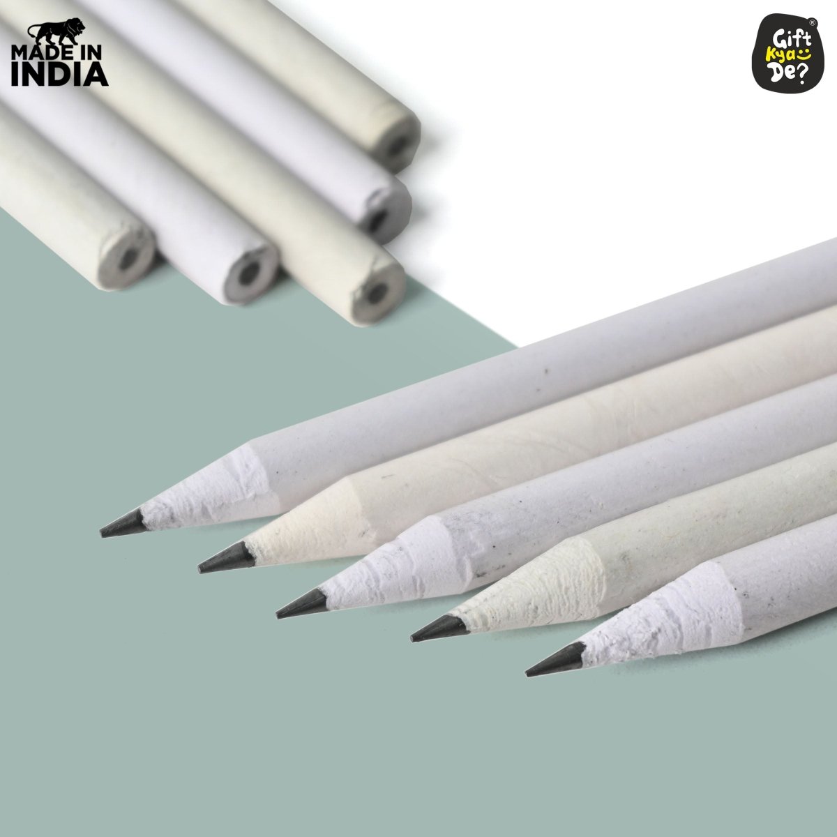 Buy Eco-Friendly Paper Seed Pencil (Pack Of 10) Online - Giff Kya De