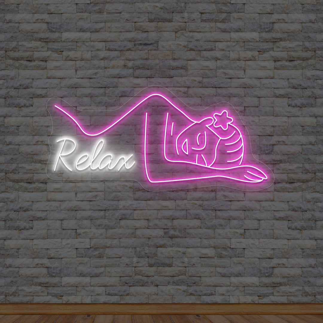 Relax Neon Sign - Spa LED Light