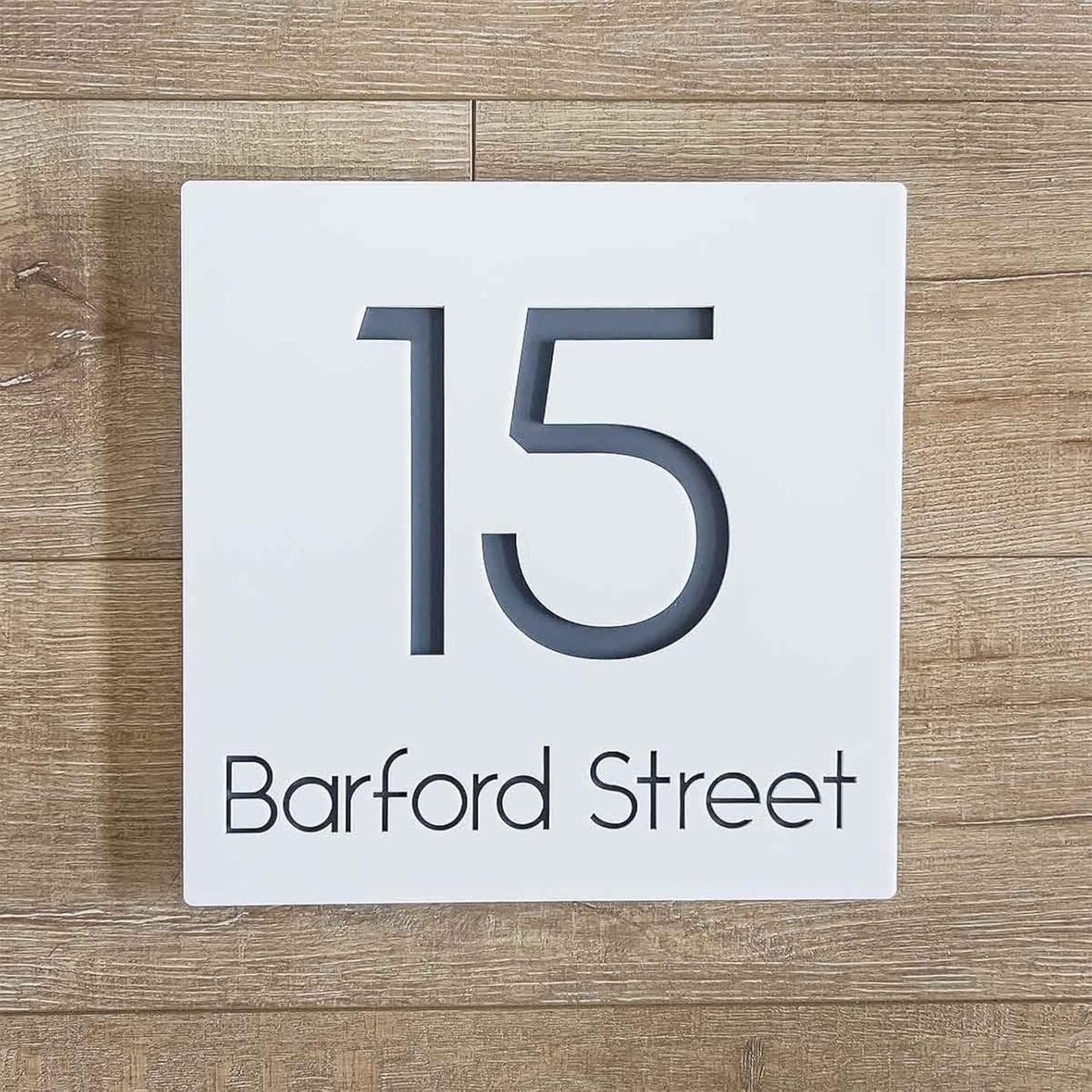MustHome |Personalized Door Name Plate for Home Entrance |22 x 22 cm