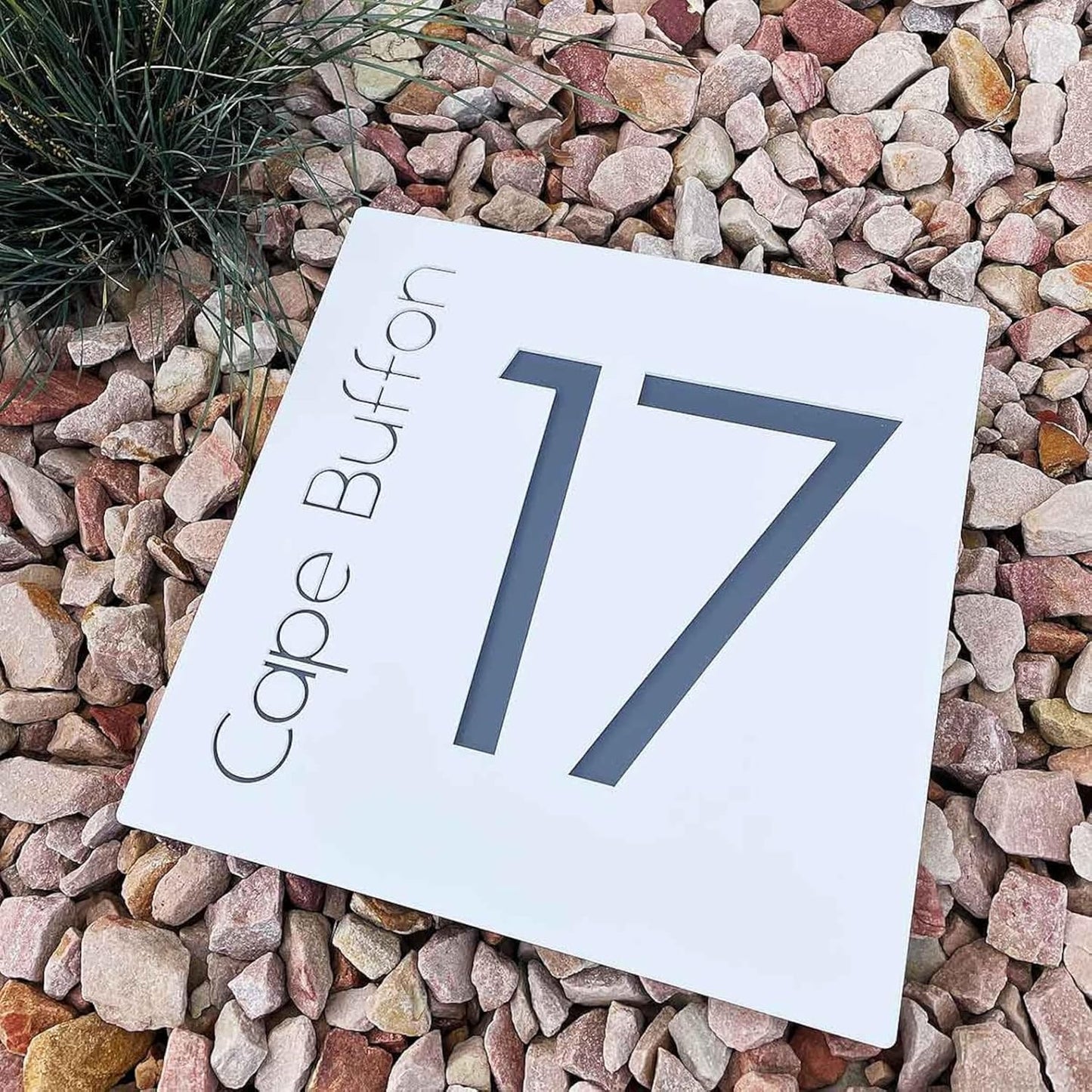 FusionEdge Home |Personalized Door Name Plate for Home Entrance |22 x 22 cm
