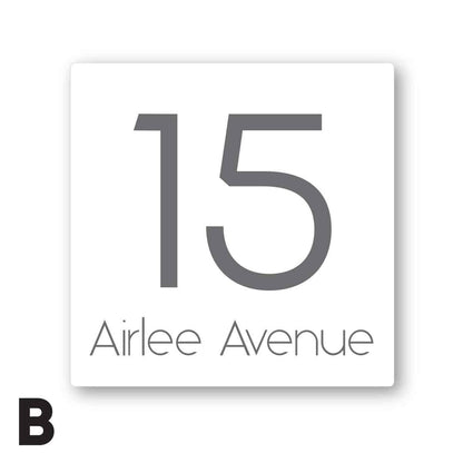 MustHome |Personalized Door Name Plate for Home Entrance |22 x 22 cm