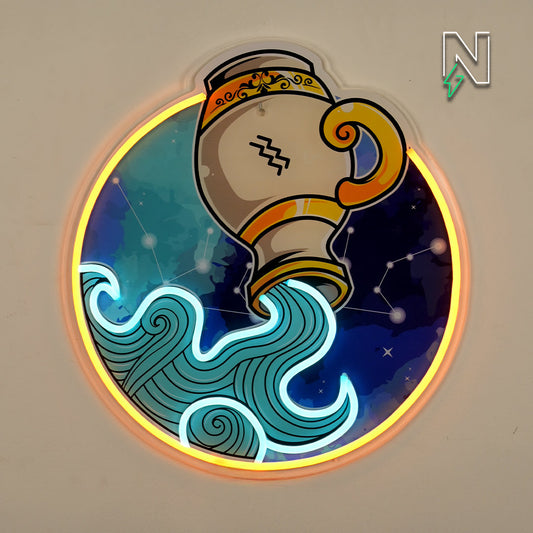 Aquarius Neon Sign
