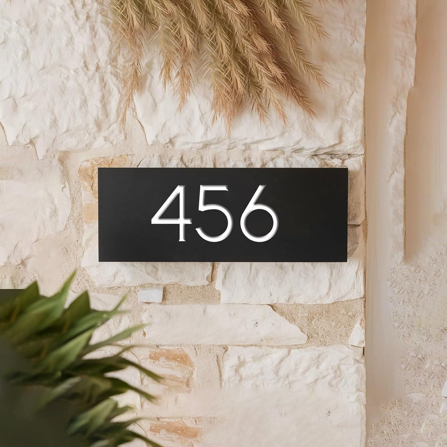 MustHome| Personalized Door Name Plate for Home Entrance |12 x 40 cm