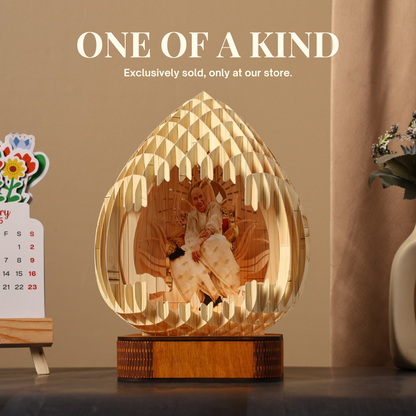 Guruji Premium and Rare Fancy GURUJI LED Night Lamp Light  Lamp for Spiritual Ambiance