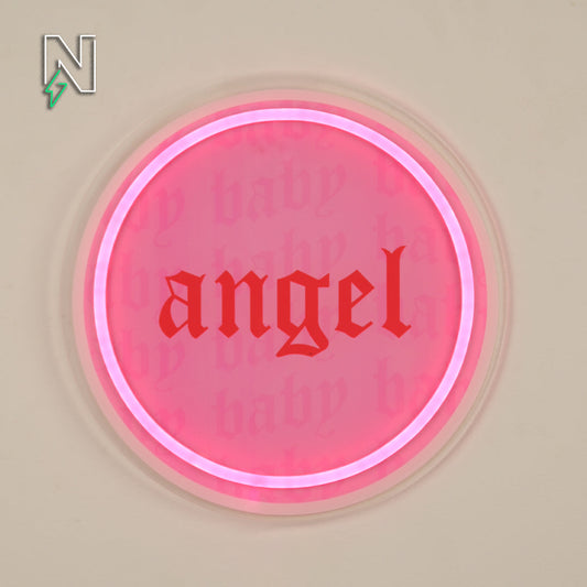 Angel Neon Sign
