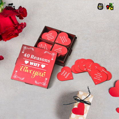 Surprise Love Box - 40 Reasons Why I Love You | Valentine's Day Gift