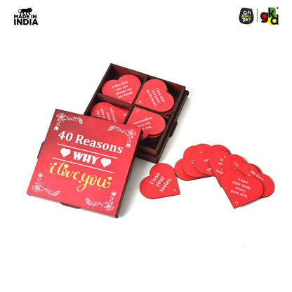 Surprise Love Box - 40 Reasons Why I Love You | Valentine's Day Gift
