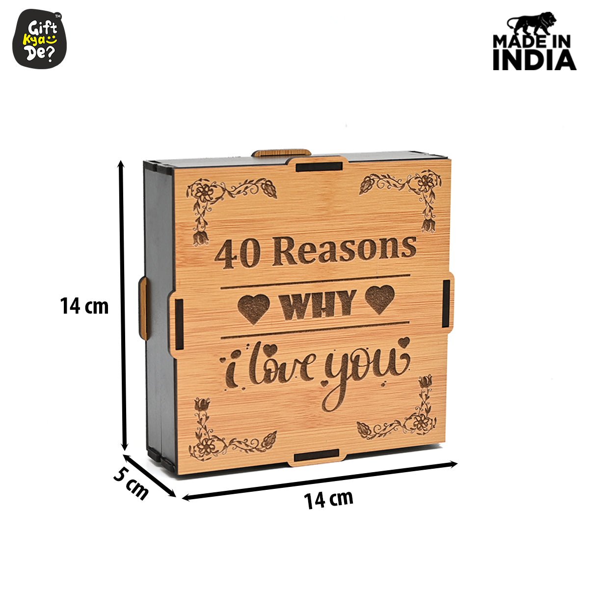 Surprise Love Box - 40 Reasons Why I Love You | Valentine's Day Gift