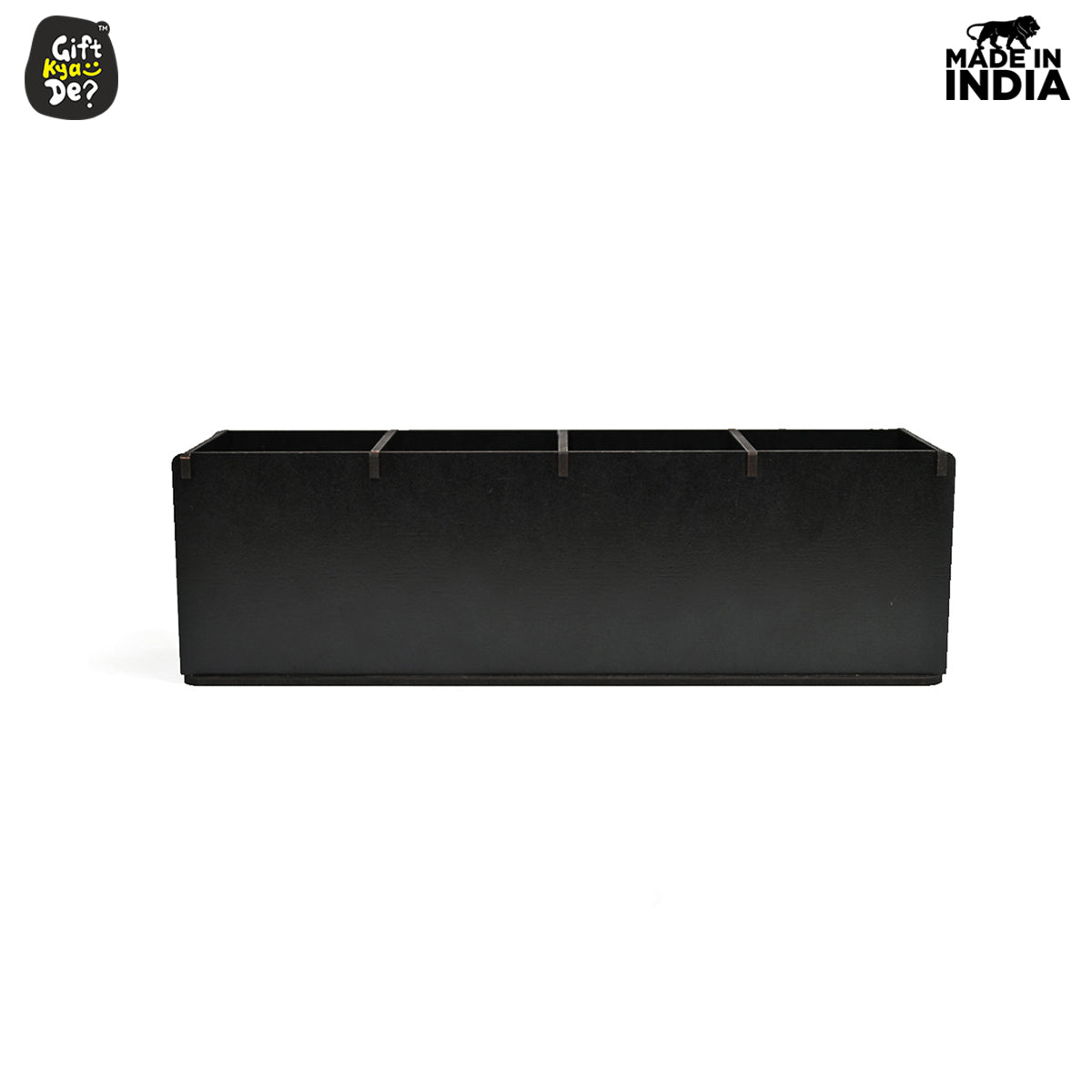 Motivational Desk Organizer | 4 Compartments | Desk Accessories