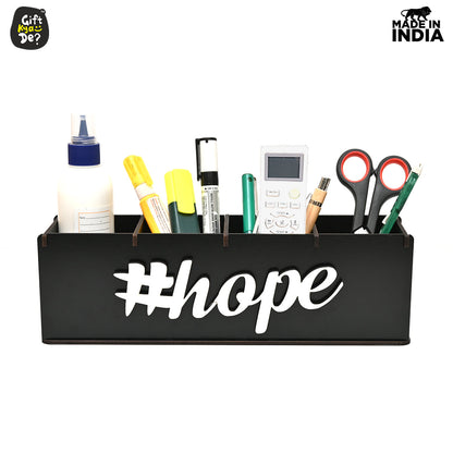 Motivational Desk Organizer | 4 Compartments | Desk Accessories