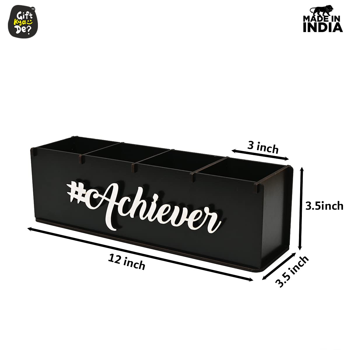 Combo Desk Organizer 4 Compartment | Pen Stand For Office Table | Stylish & Eco-Friendly