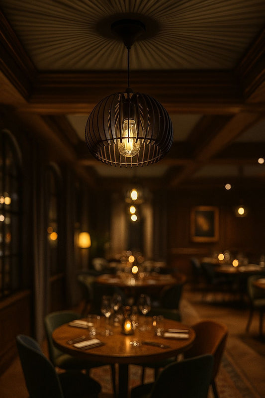 Wooden Mdf Ceiling Lamp