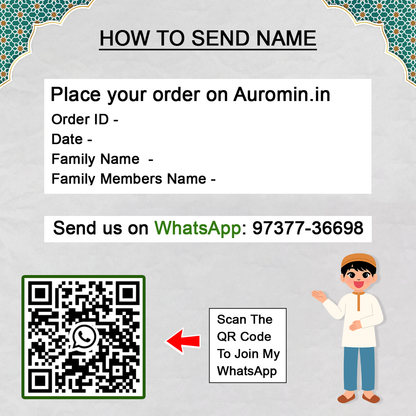 Personalised Muslim Family Print