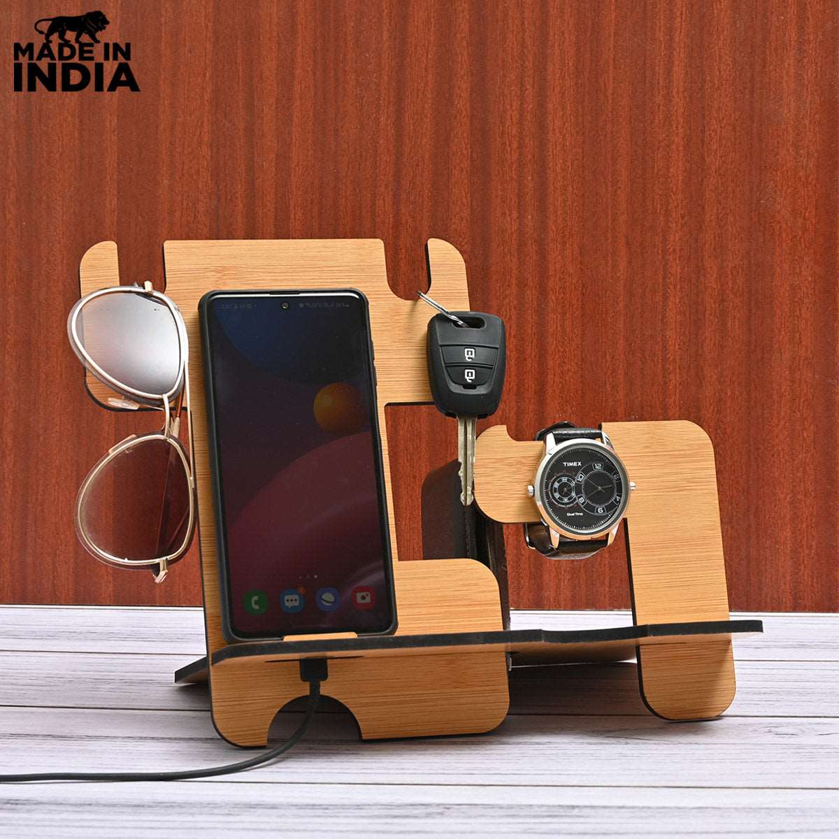 5 in 1 Personal Organizer with Mobile Stand | Best Gift for Him/Men/Boys