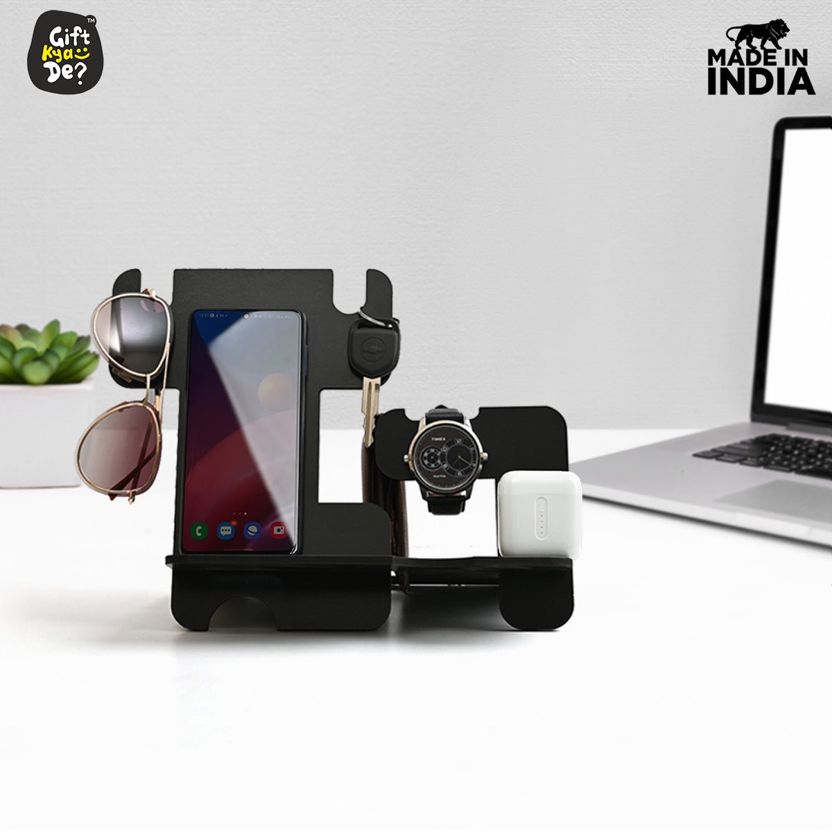 5 in 1 Personal Organizer with Mobile Stand | Best Gift for Him/Men/Boys