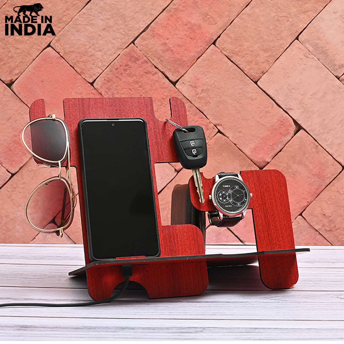 5 in 1 Personal Organizer with Mobile Stand | Best Gift for Him/Men/Boys