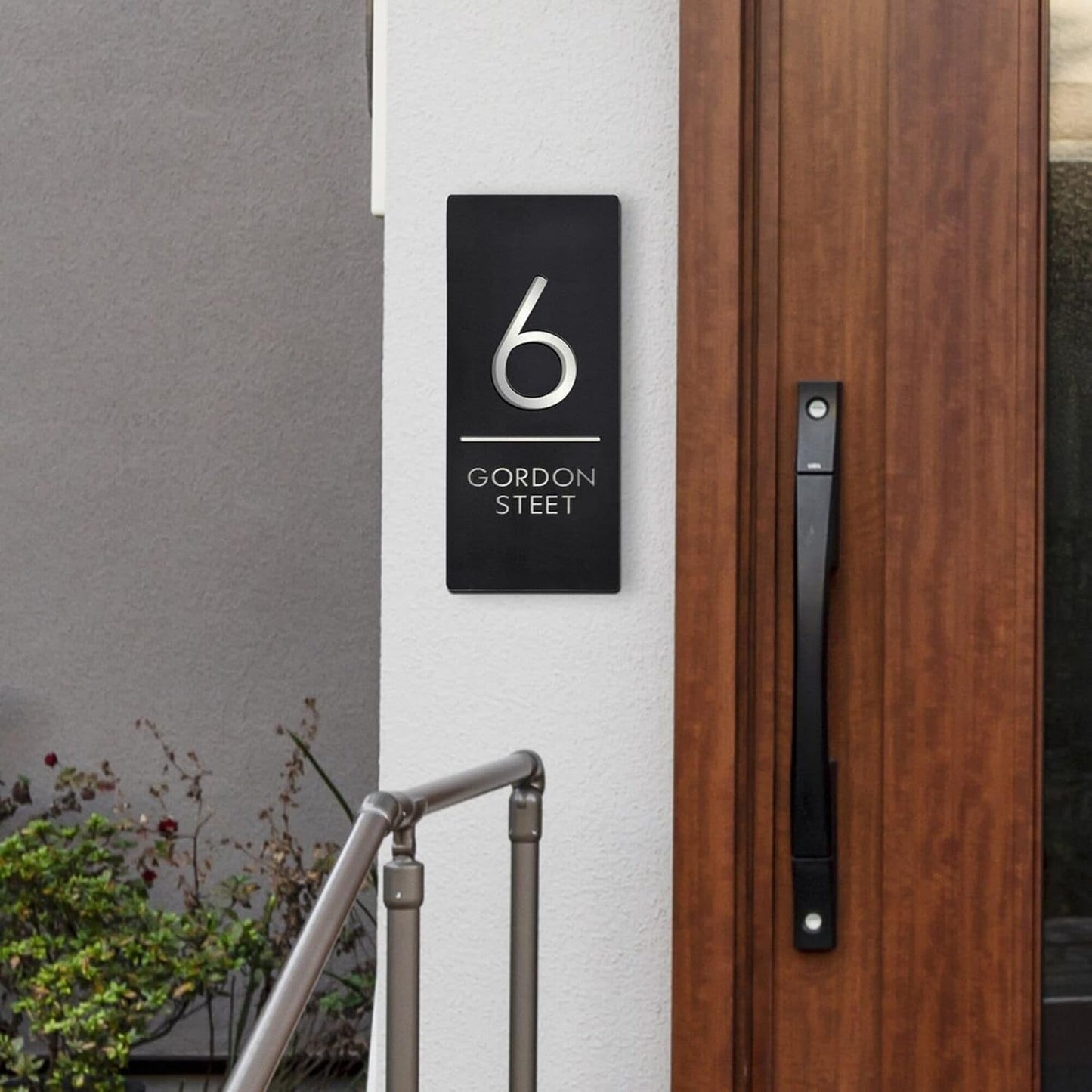 MustHome |Personalized Door Name Plate for Home Entrance | 12 x 40 cm