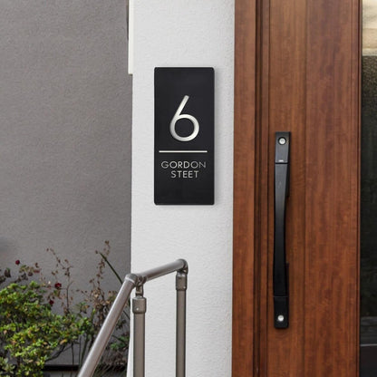 MustHome |Personalized Door Name Plate for Home Entrance | 12 x 40 cm