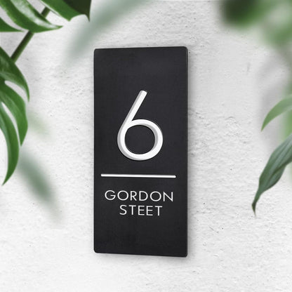 FusionEdge Home |Personalized Door Name Plate for Home Entrance | 12 x 40 cm