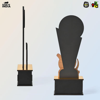Wooden Cricket Trophy for Winners – Women’s & Men’s Cricket Cup Award | Sports Tournament Memento for Champions & Players