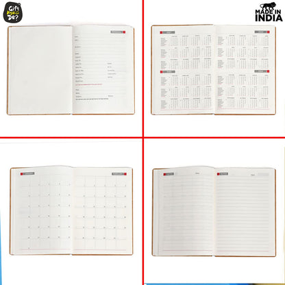 Wooden Lifetime Motivational Quote Desk Calendar | Table Calendar For Office & Home | Eco Friendly