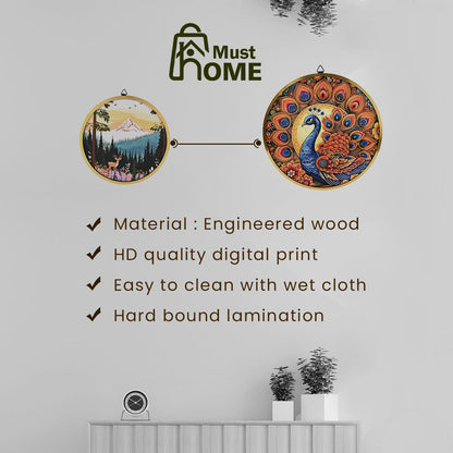 MustHome Wall Plates for home decoration   Set of 6
