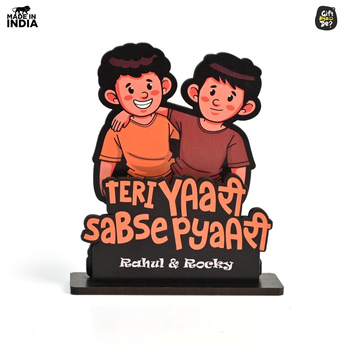 Personalized Friendship Day Showpiece | Gift for Best Friends, Birthday Gift for Friend