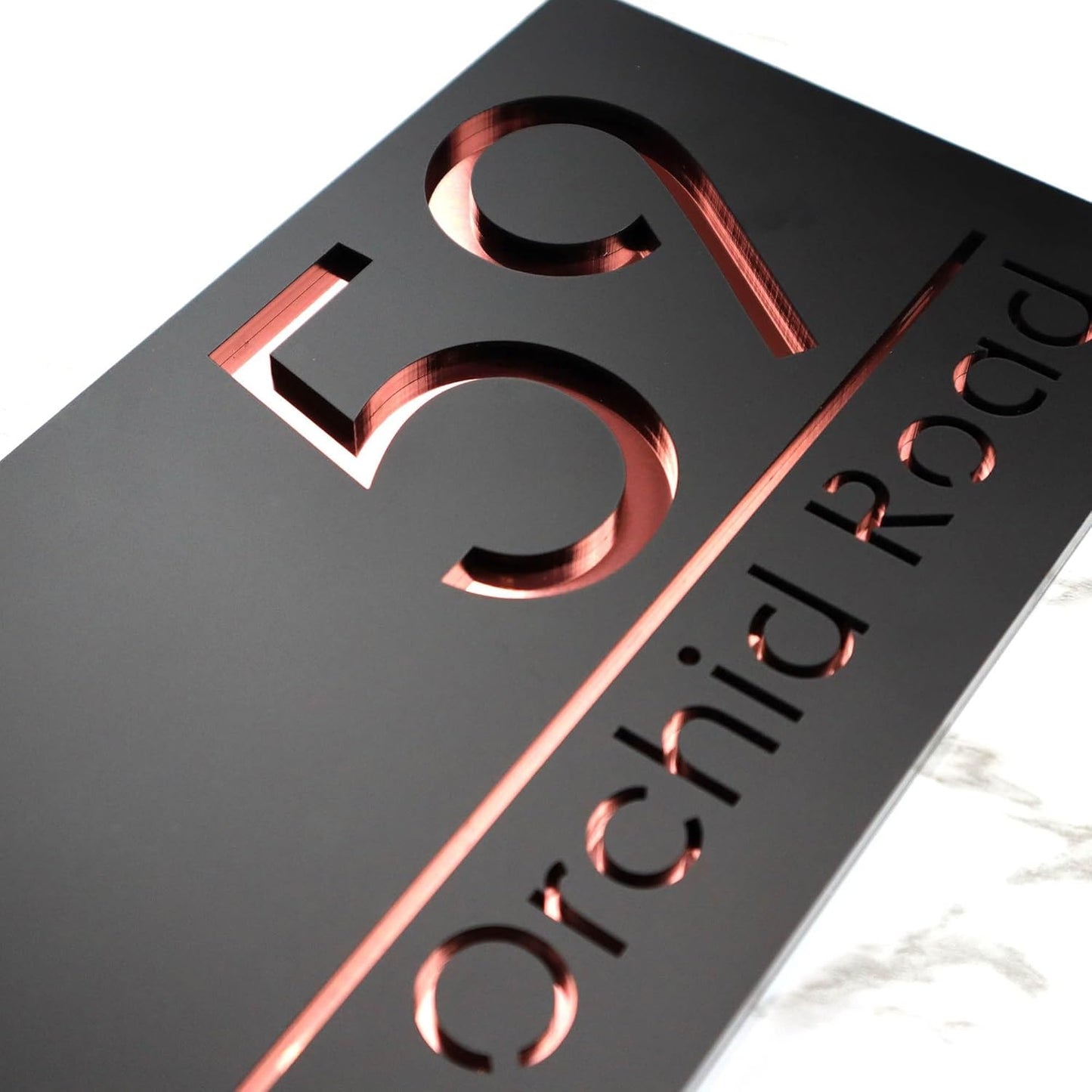 MustHome |Name Plate For Home, Office & Outdoor Entrance | 15X30 cm