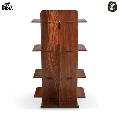 Wooden Bookcase For Home & Office | Space Saving Book Rack | Freestanding Books Holder (DIY)