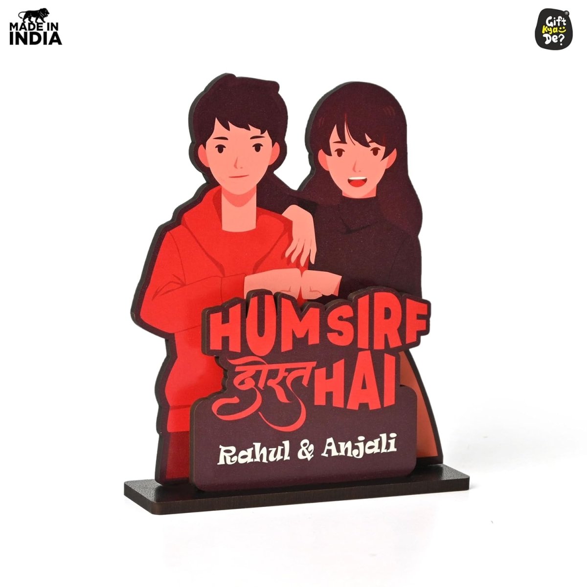 Personalized Friendship Day Showpiece | Gift for Best Friends, Birthday Gift for Friend