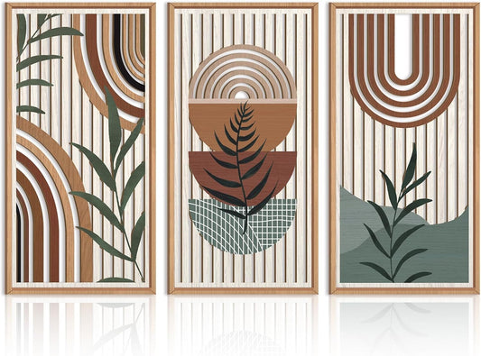 MustHome Wall Plates, Wall Decor Set of 3 , Large