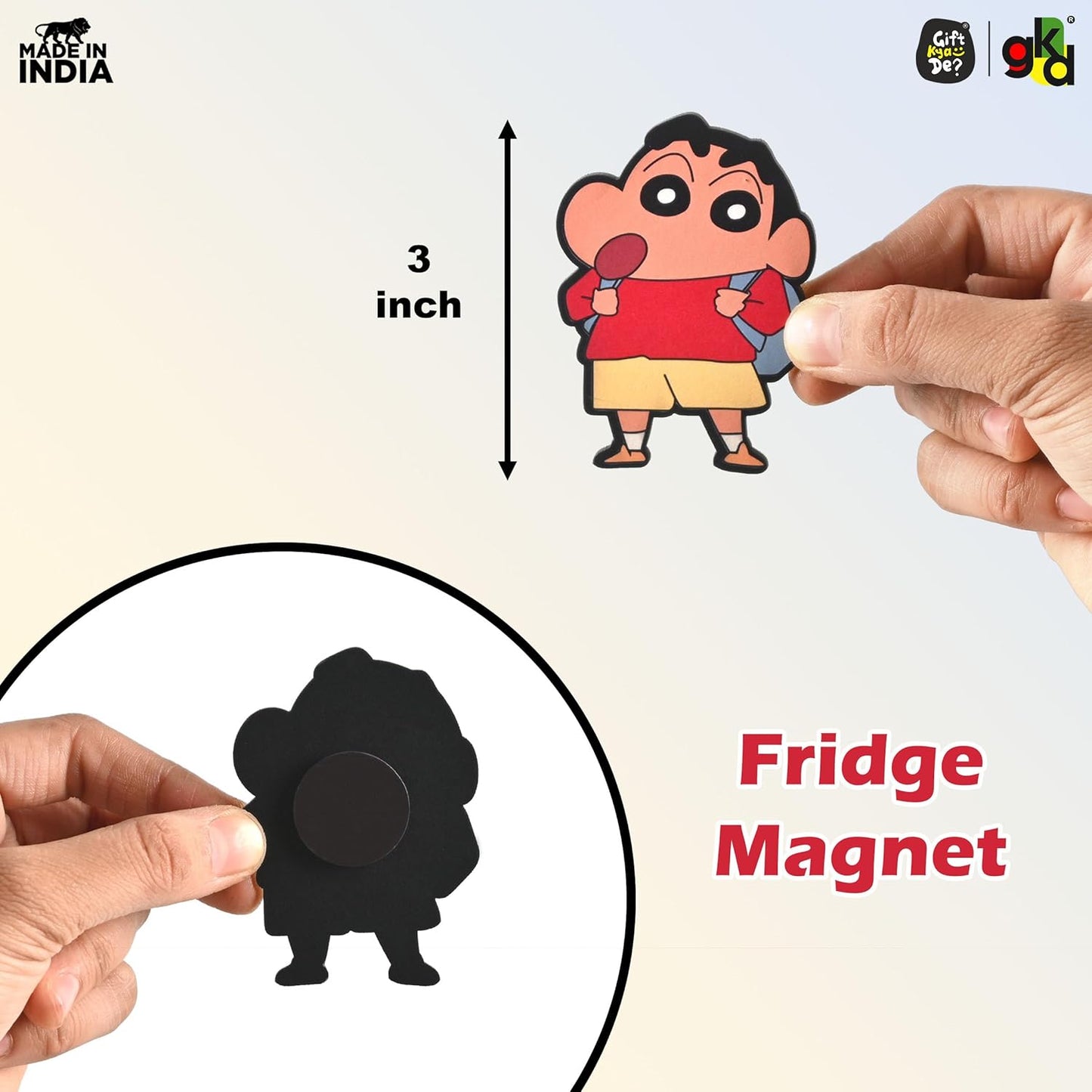 Wooden Fridge Magnet Set – Pack of 6 | Cartoon, Emoji & Veggie Designs | Cute, Fun & Durable Refrigerator Magnets
