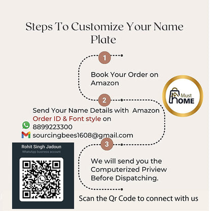 MustHome | Customized/Personalised Coasters  Set of 4