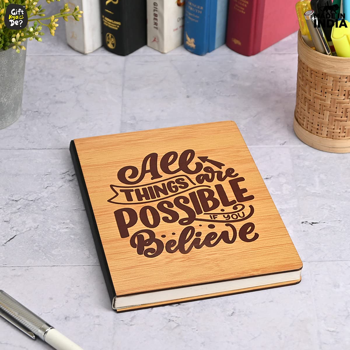 Diary Notebook | Motivational Quotes On Diary Front | Corporate Gifts (100 quality pages 8x6inch)