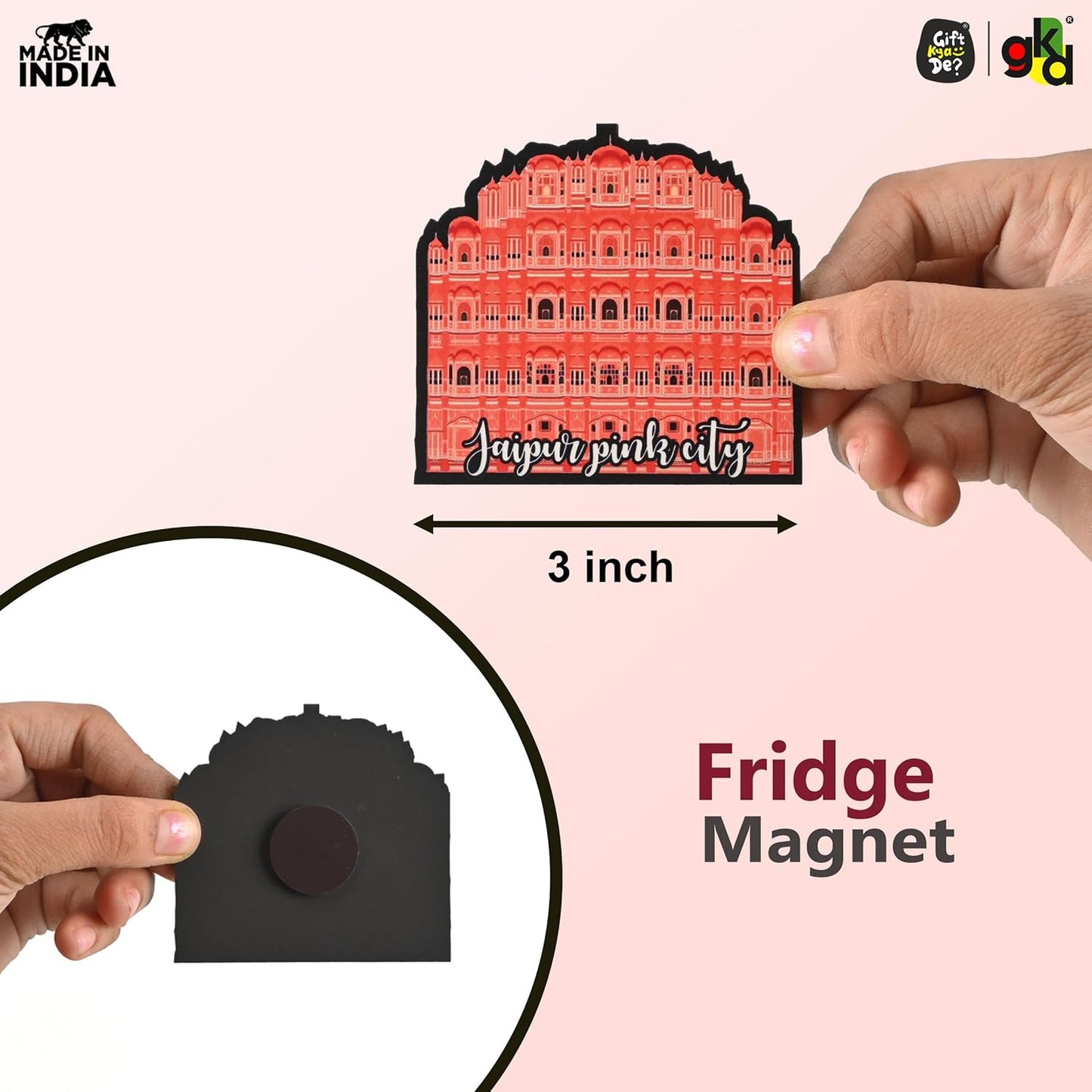 Wooden Fridge Magnets – Set of Unique & Customizable Designs