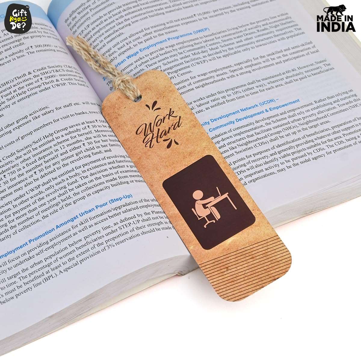 Bookmarks Set of 10 Motivational Quotes | Bookmarks Aesthetic with Hard Paperback | Handmade Tassel Dori (Eco-Friendly 10pc)