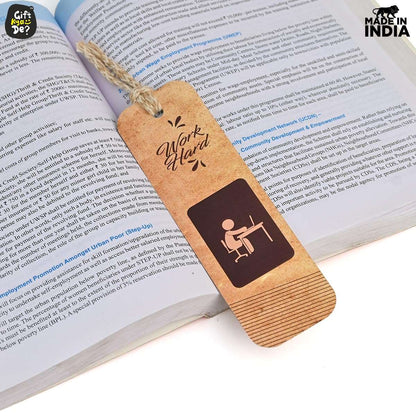 Bookmarks Set of 10 Motivational Quotes | Bookmarks Aesthetic with Hard Paperback | Handmade Tassel Dori (Eco-Friendly 10pc)