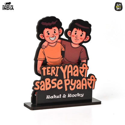 Personalized Friendship Day Showpiece | Gift for Best Friends, Birthday Gift for Friend