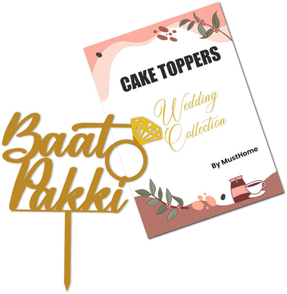 MustHome | Cake Topper | Wedding cake Topper